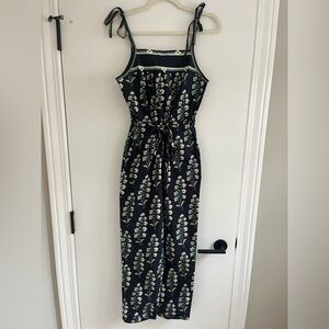 Rebecca Taylor Black Floral Jumpsuit